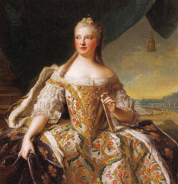 Jjean-Marc nattier Marie-Josephe de Saxe, Dauphine de France (1731-1767), dite autrfois Madame de France Norge oil painting art